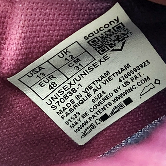 Saucony Grid Shadow 2 Summer Solstice Pack Size 13 S70838 Lilac/Blue Trainers - Picture 11 of 12